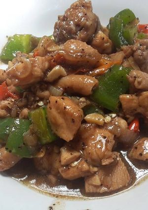 Foto resep Ayam Lada Hitam