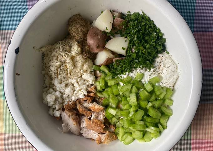 Patrick’s Leftover Fried Chicken Salad