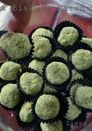 Foto resep Bola Crackers Matcha