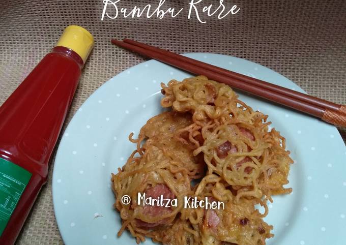 Bola-bola Sosis Mie Bumbu Kare