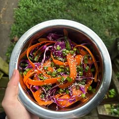 A picture of Asian Carrot Salad.