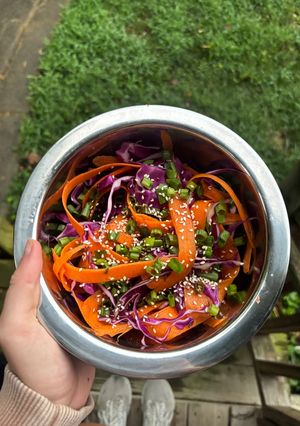 A picture of Asian Carrot Salad.