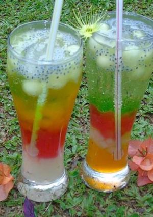 Foto resep Es Air mata pengantin atau Es Rainbow