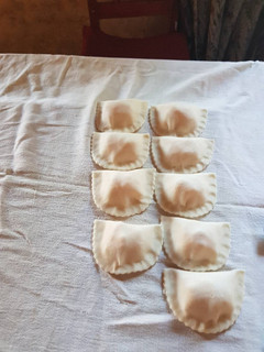 Una foto de Empanaditas de queso camarón