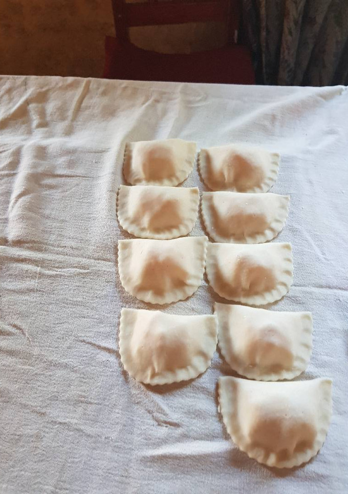 Una foto de Empanaditas de queso camarón