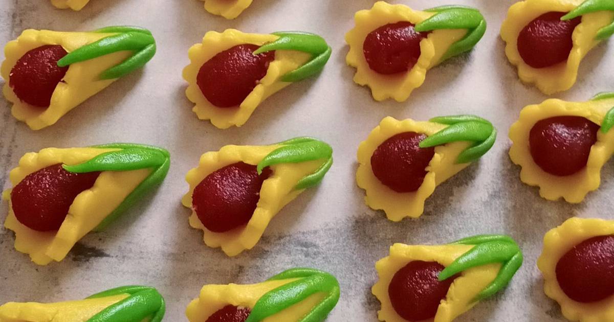 Resipi Tart Nenas Tulip Oleh Leeina Qaliena Cookpad