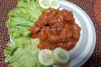 Resep Ayam masak bumbu kacang Istimewa
