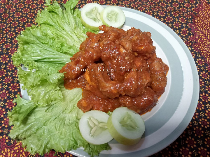 Resep Ayam masak bumbu kacang Istimewa