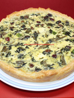 Una foto de Quiche con base de hojaldre