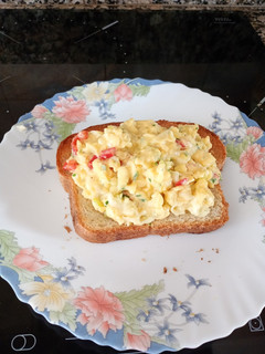 Una foto de Huevos revueltos en microondas (perico)