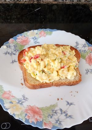 A picture of Microwave Scrambled Eggs (Perico).