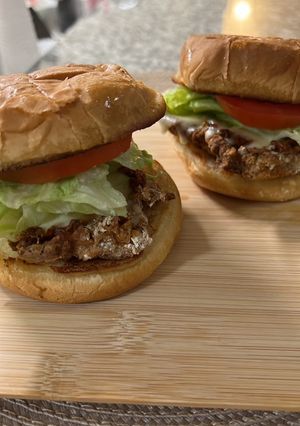 Una foto de Hamburguesas de pollo 🍗