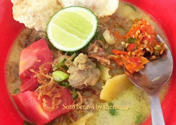 Soto betawi daging