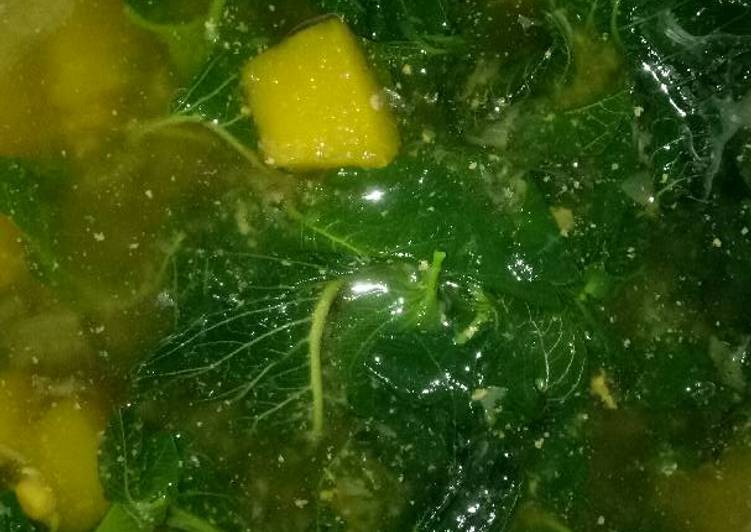 Sayur bayam (menir)