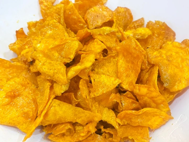 Simple Way Make Recipe Orange sweet potato chips 🍠 that is Perfect, Tasty}