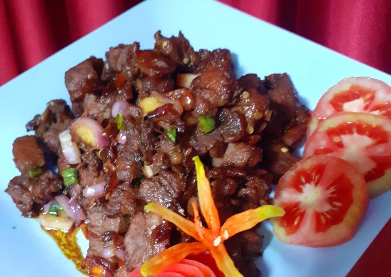 Sate Goreng Daging Sapi