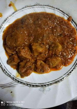 A picture of Gatte Ki Sabzi.