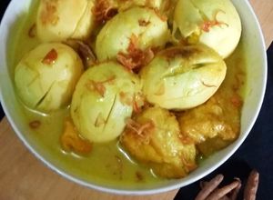 Foto resep Petis Olah khas Madura / Telur bumbu kuning