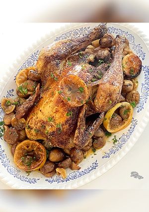 Une photo de Poulet rôti aux épices pain d’épices
