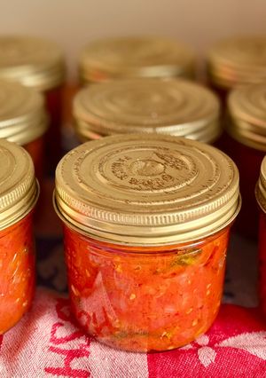 Une photo de 🌱 Sauce tomate maison en conserve