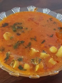 गट्टे कि सब्जी (gatte ki sabji recipe in marathi) रेसिपी चे मुख्य फोटो
