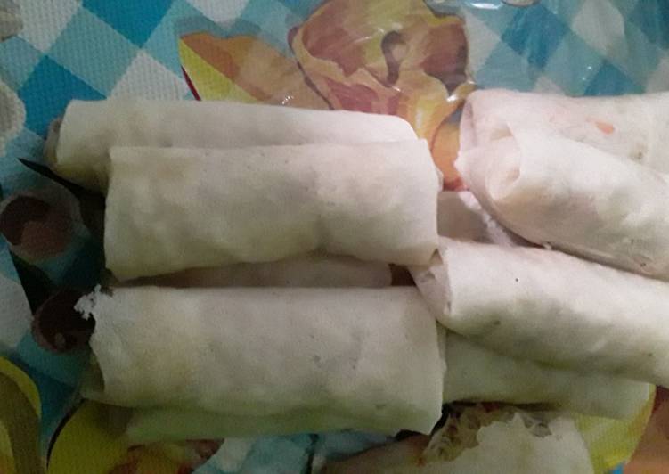 Resep Lumpia bihun sayur mercon yang Bisa Manjain Lidah