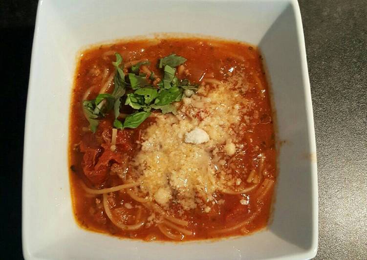 Recipe of Any-night-of-the-week Spaghetti Bolognase Soup