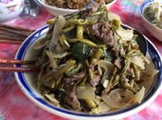 Hình ảnh của gỏi da bò