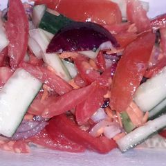 A picture of Tomato salad.