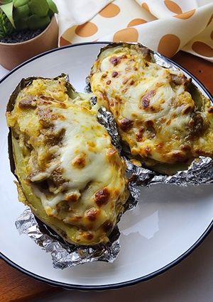 Foto resep Leftover rendang loaded potato