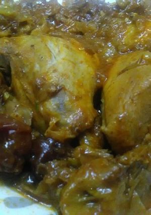 عکسی از دستور خورشت مرغ و کلم سفید