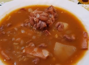 Una foto de Frijoles colorados en la Olla Ninja Foodi