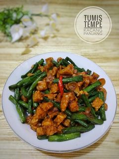 Foto resep Tumis Tempe Kacang Panjang