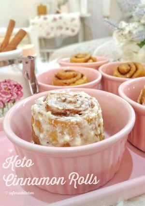 Foto resep 🔅Keto Cinnamon Rolls🔅#ketopad_cp_baking #masakitusaya
