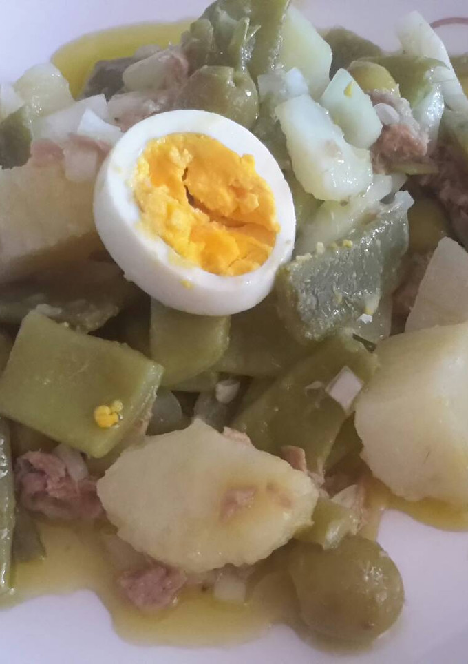 Una foto de Ensalada de Judías verdes con patatas