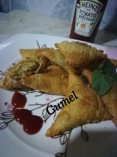 Chicken samosa (yanda za'a hada abin nada samosa cikin sauki) ainihin hoton girkin