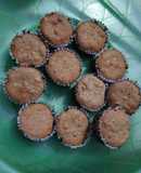 Muffins de nuez y plátano