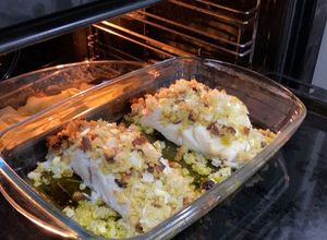 Foto de Bacalhau com broa