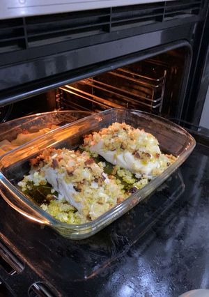 Foto de Bacalhau com broa