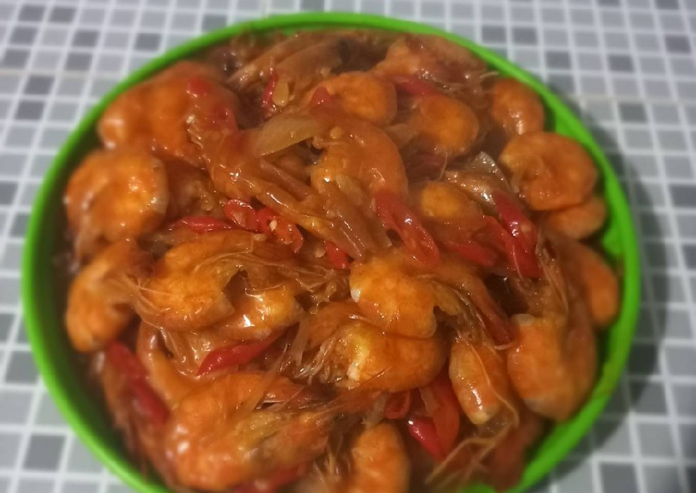 Udang asam manis