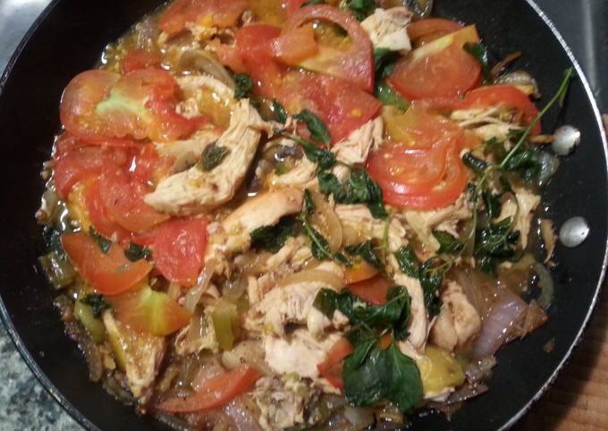 Stirfried Chicken with Vegetables