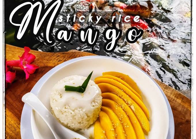 Mango sticky rice foto resep utama