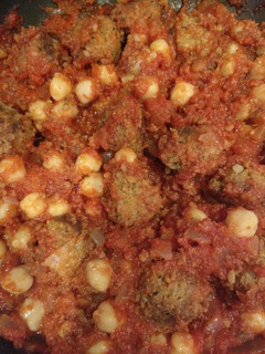 Una foto de Albóndigas vegetales con garbanzos