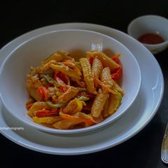A picture of Chicken Penne.