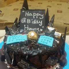 A picture of All about choco cake.