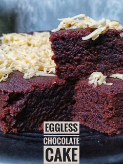 Foto resep 7. B. Eggless Chocolate Cake