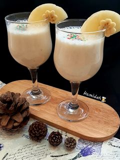 عکسی از دستور اسموتی موز و آناناس (Smoothie)🍹