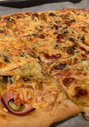Φωτογραφία της συνταγής Pizza για... διατροφή 🍕🍕🍕🍕