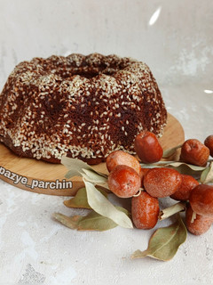 عکسی از دستور کیک سنجد بدون آرد و شکر با فر دستساز 🌸 کیک رژیمی