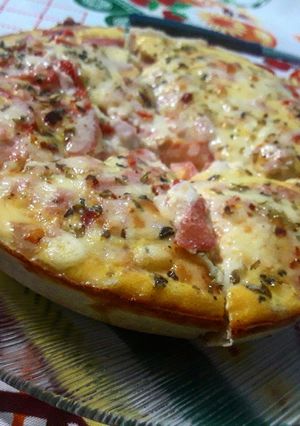Una foto de Tarta Caprese